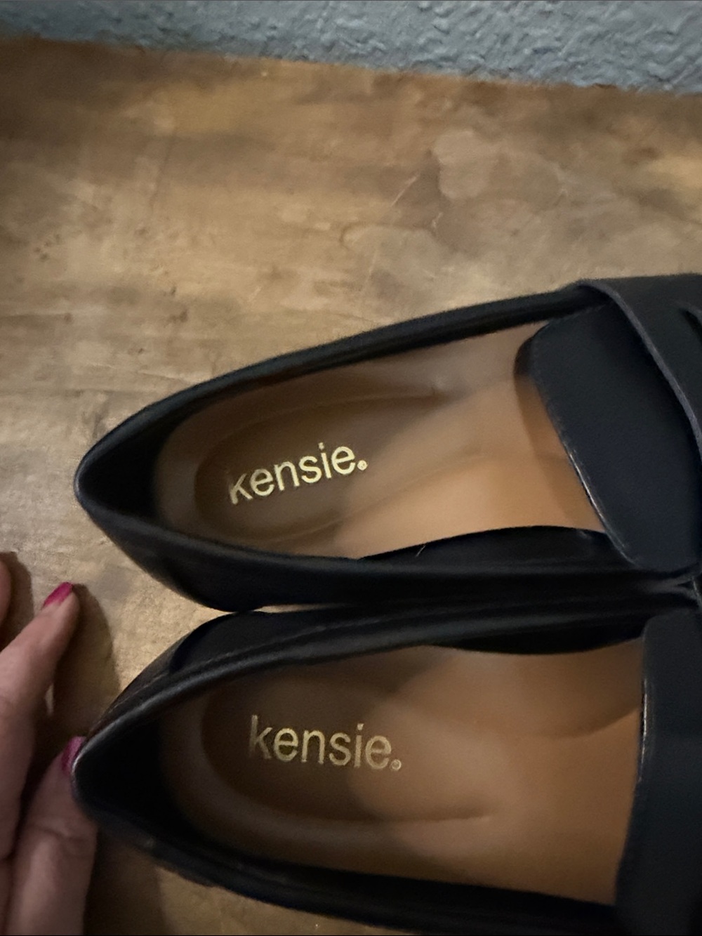 Kensie Women’s Black Penny Loafers size 8.5. NEW - Picture 4 of 8
